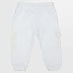 White Fleeced Sweatpants - Ourkids - Playmore