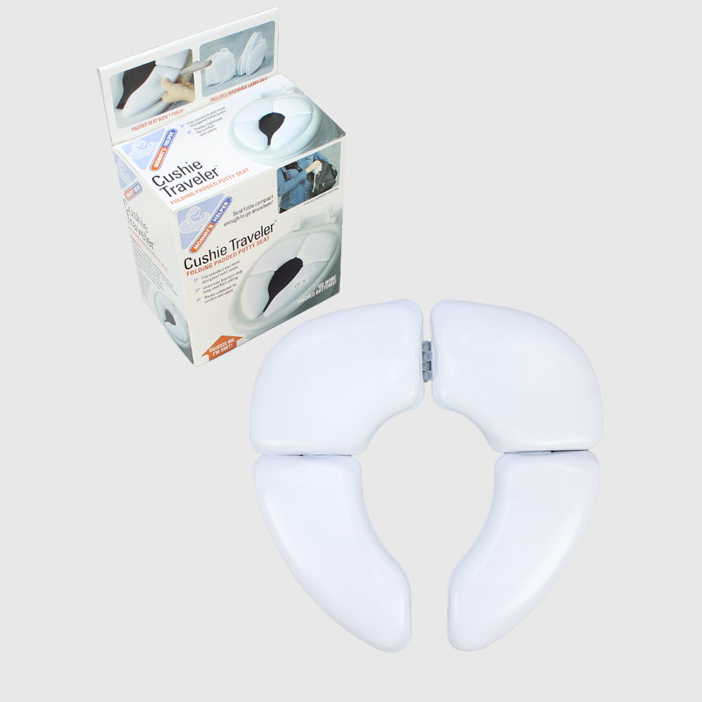 White Foldable Soft Toilet Seat - Ourkids - OKO