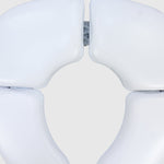 White Foldable Soft Toilet Seat - Ourkids - OKO