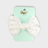 White Hair Band With A Bow - Ourkids - MINT