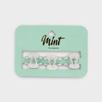 White Hair Clip (Pack Of 3) - Ourkids - MINT