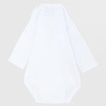 White Long-Sleeved Bodysuit - Ourkids - Papillion