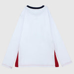 White Long-Sleeved Printed Sweatshirt - Ourkids - Pompelo