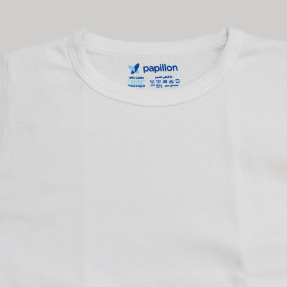 White Long-Sleeved Undershirt - Ourkids - Papillion