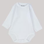 White Long-Sleeved Underwear Bodysuit - Ourkids - Papillion