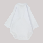 White Long-Sleeved Underwear Bodysuit - Ourkids - Papillion