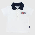 White Polo Shirt - Ourkids - Pompelo