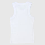 White Ribbed Tank Top - Ourkids - Playmore