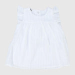 White Ruffled Sleeveless Dress - Ourkids - Playmore