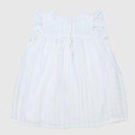 White Ruffled Sleeveless Dress - Ourkids - Playmore