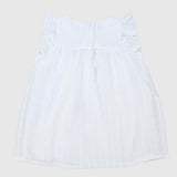 White Ruffled Sleeveless Dress - Ourkids - Playmore