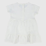 White Short-Sleeved Dress - Ourkids - Playmore