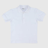 White Short-Sleeved Polo Shirt - Ourkids - Ourkids