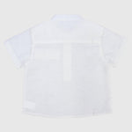 White Short-Sleeved Shirt - Ourkids - Pompelo