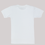 White Short-Sleeved Undershirt - Ourkids - Papillion