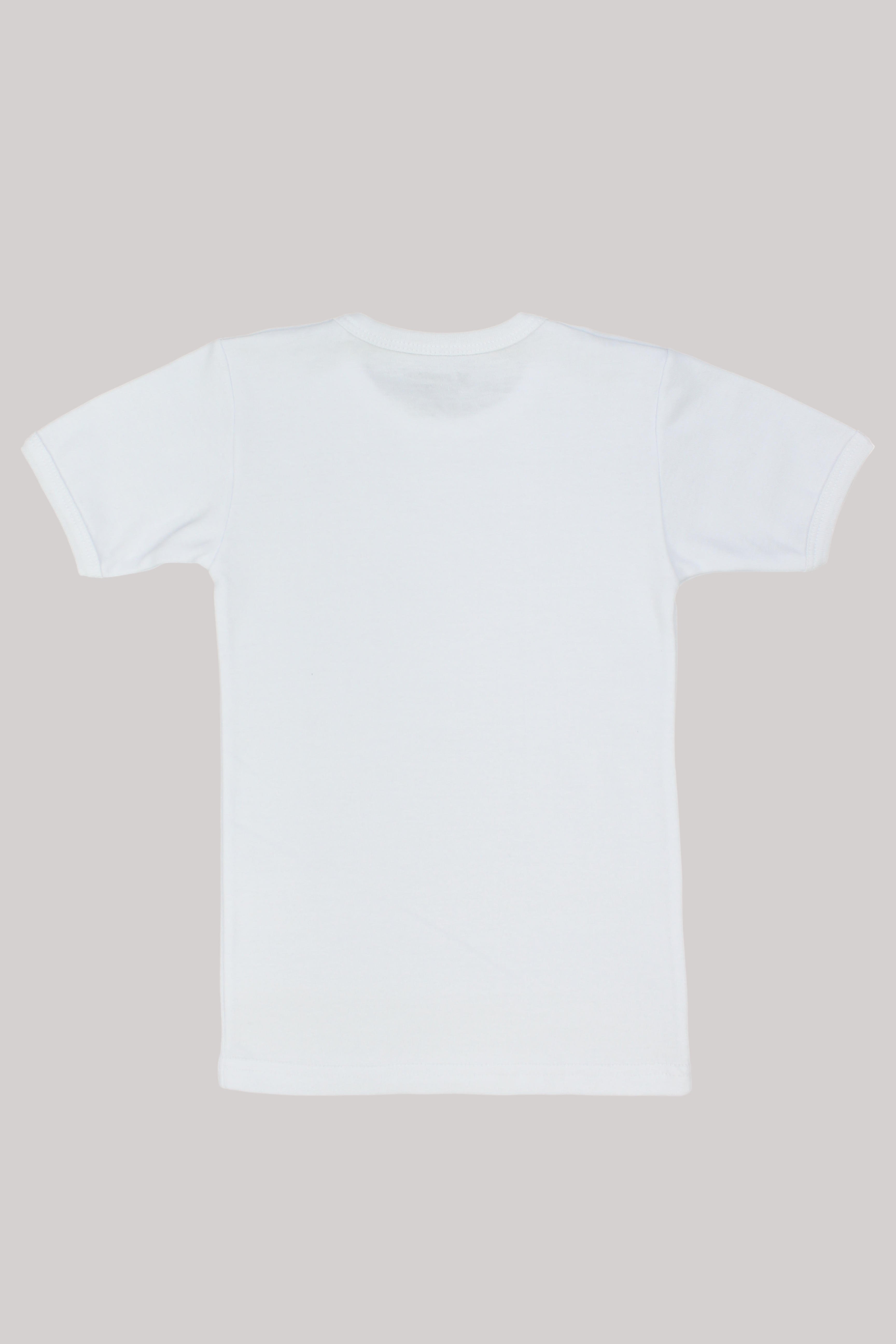 White Short-Sleeved Undershirt - Ourkids - Papillion