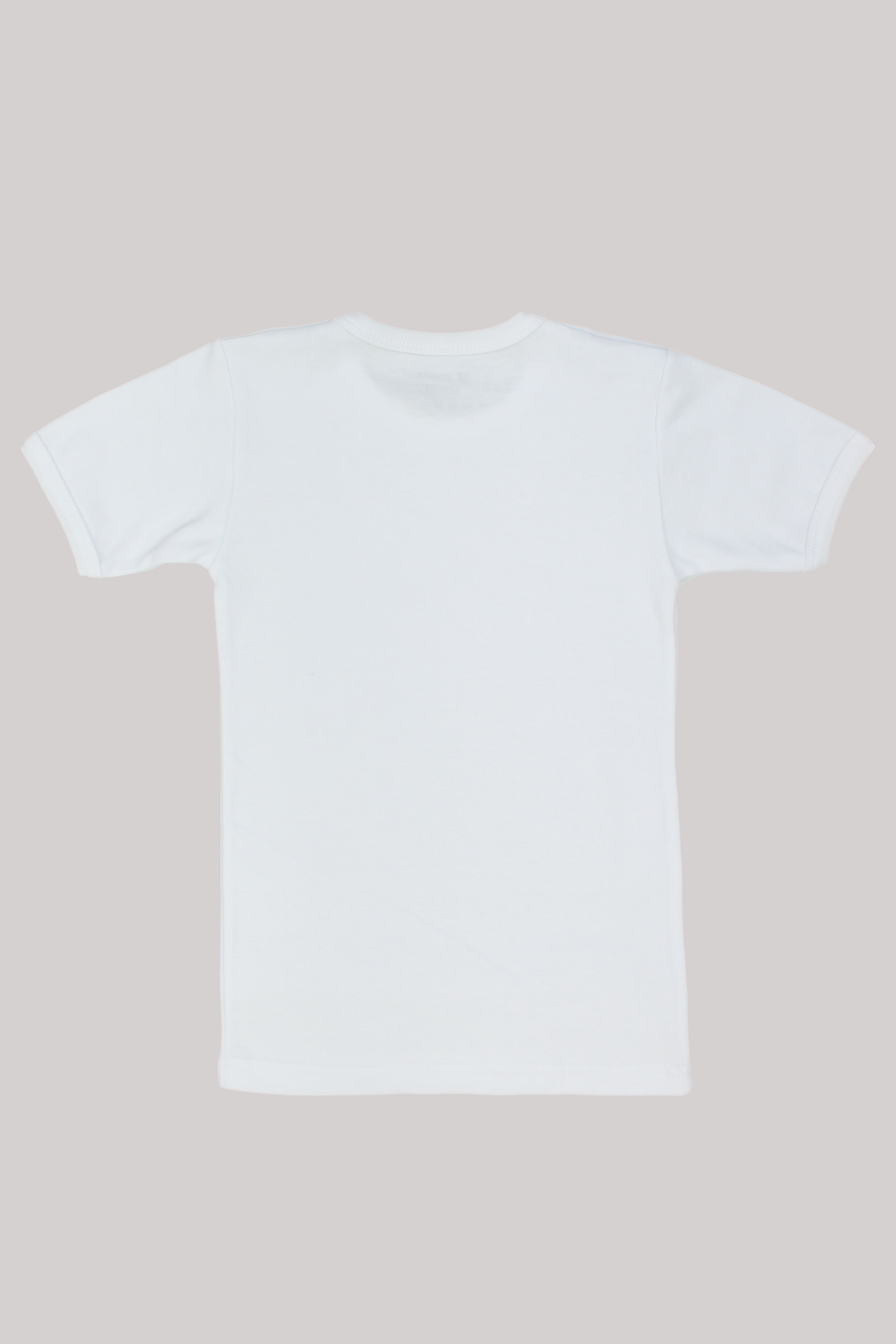 White Short-Sleeved Undershirt - Ourkids - Papillion