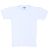 White Short-Sleeved Undershirt - Ourkids - Papillion