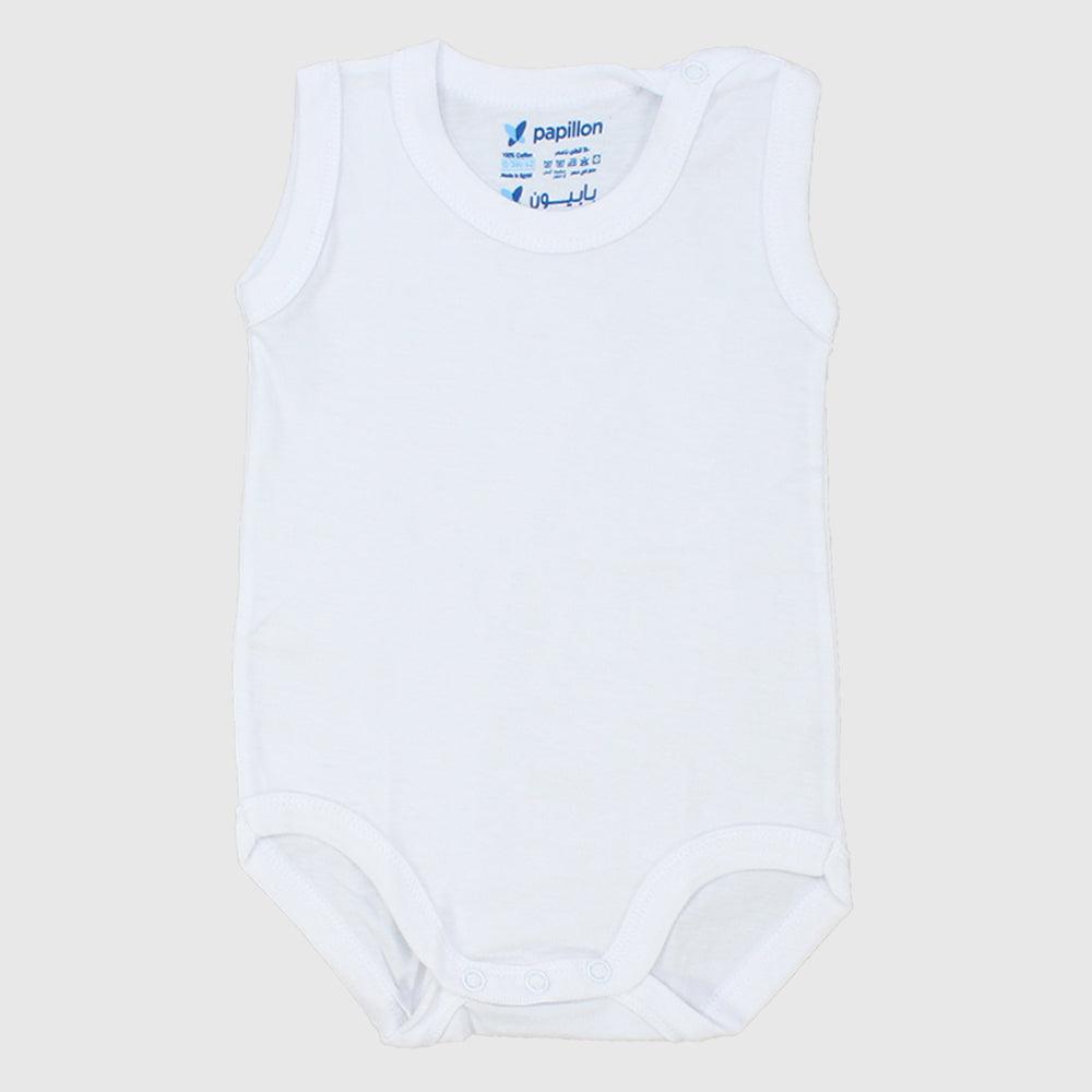 White Sleeveless Bodysuit - Ourkids - Papillion