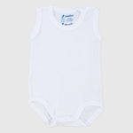 White Sleeveless Bodysuit - Ourkids - Papillion