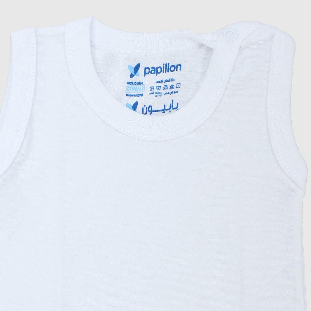 White Sleeveless Bodysuit - Ourkids - Papillion