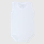 White Sleeveless Bodysuit - Ourkids - Papillion