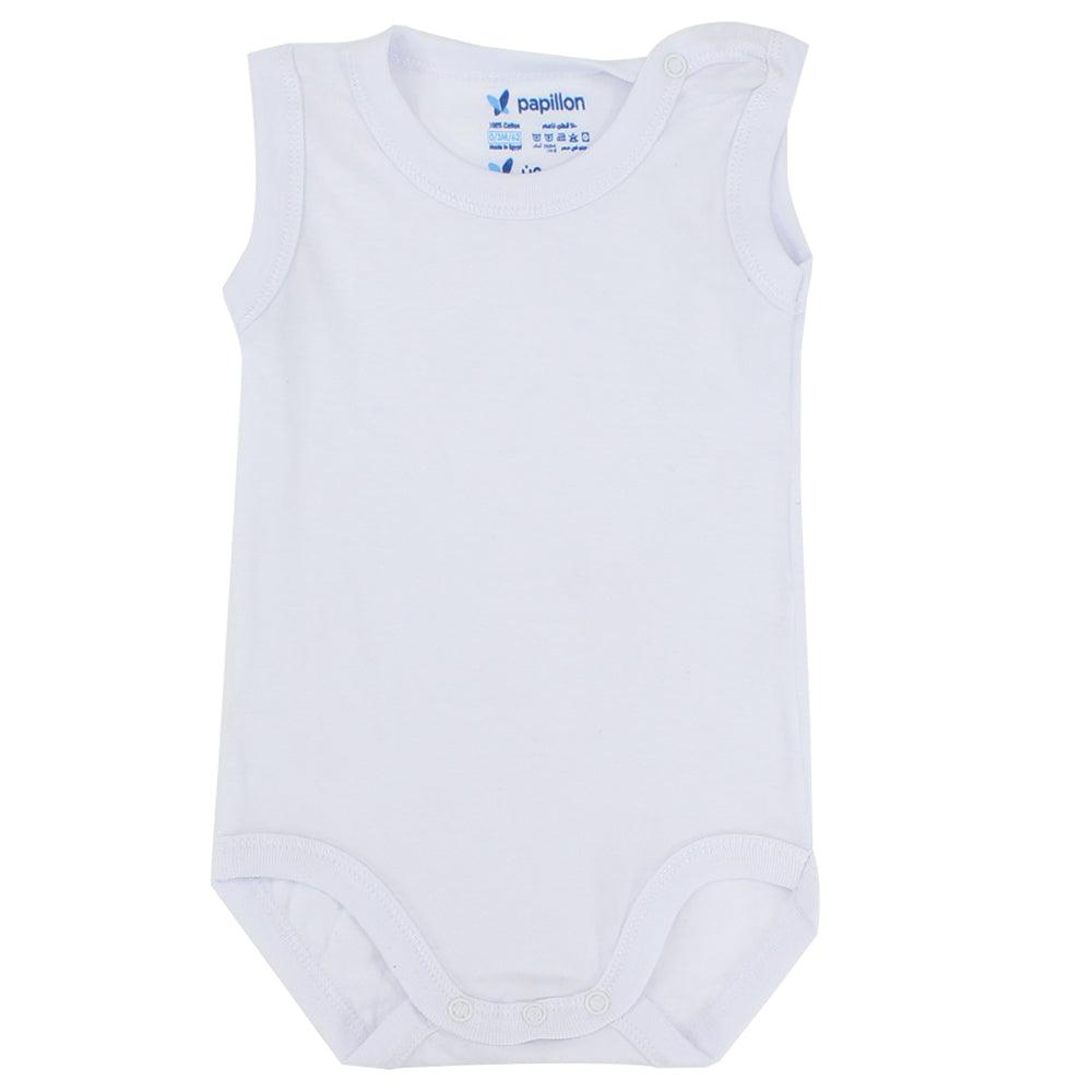 White Sleeveless Bodysuit - Ourkids - Papillion