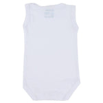 White Sleeveless Bodysuit - Ourkids - Papillion