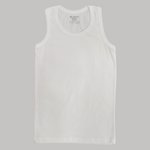 White Sleeveless Undershirt - Ourkids - Papillion