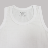 White Sleeveless Undershirt - Ourkids - Papillion