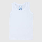 White Sleeveless Undershirt - Ourkids - Papillion