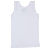 White Sleeveless Undershirt - Ourkids - Papillion