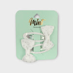 White Tic Tac With A Bow (Pack Of 2) - Ourkids - MINT