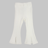 White Wide-Leg Leggings - Ourkids - Playmore