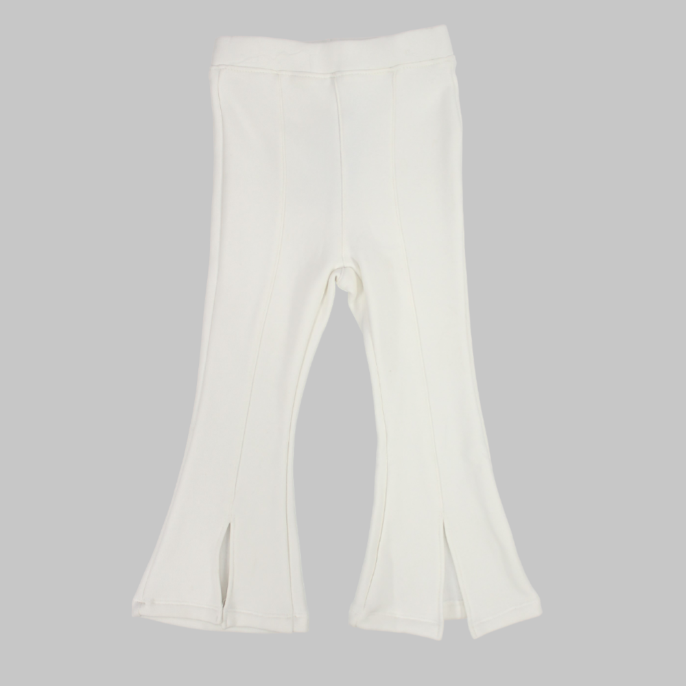 White Wide-Leg Leggings - Ourkids - Playmore