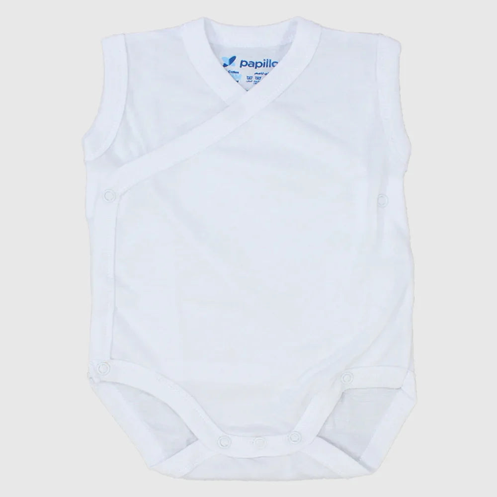 White Wrap Over Bodysuit - Ourkids - Papillion