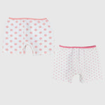 White/Pink Panties (Pack Of 2) - Ourkids - Rosso