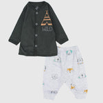 Wild Baby Animals Long Sleeved Pajama - Ourkids - JOKY