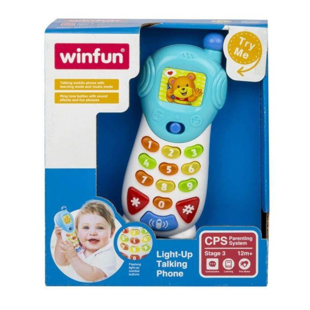 Win Fun â€“ Light Up Talking Phone - Ourkids - WinFun