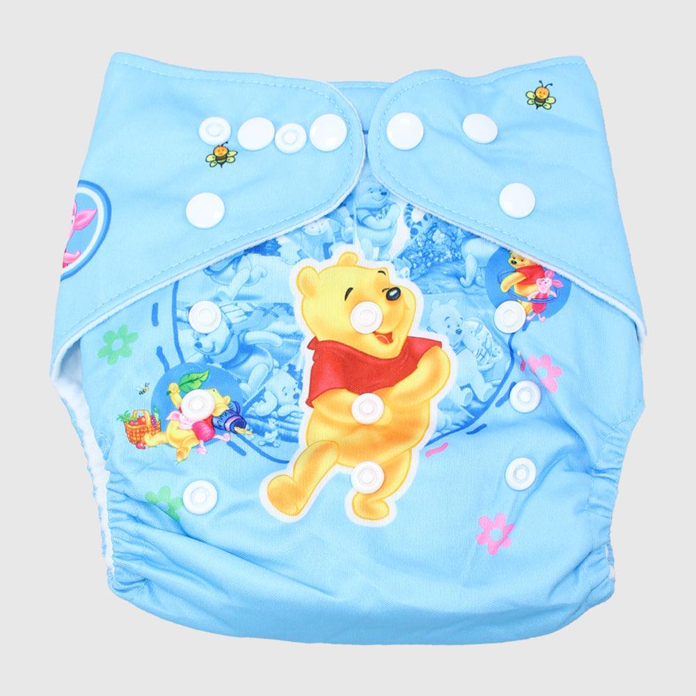 Winnie The Pooh Adjustable And Reusable Diaper - Ourkids - Global