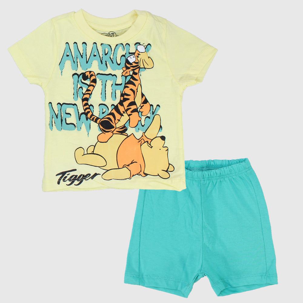 Winnie The Pooh Short-Sleeved Pajama - Ourkids - Rosso