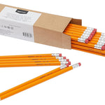 Woodcased #2 Pencils, Pre-sharpened, HB Lead, 30 count, Orange - Ourkids - OKO