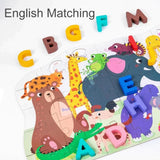 Wooden 3D Alphabet Animal Puzzle - Ourkids - OKO