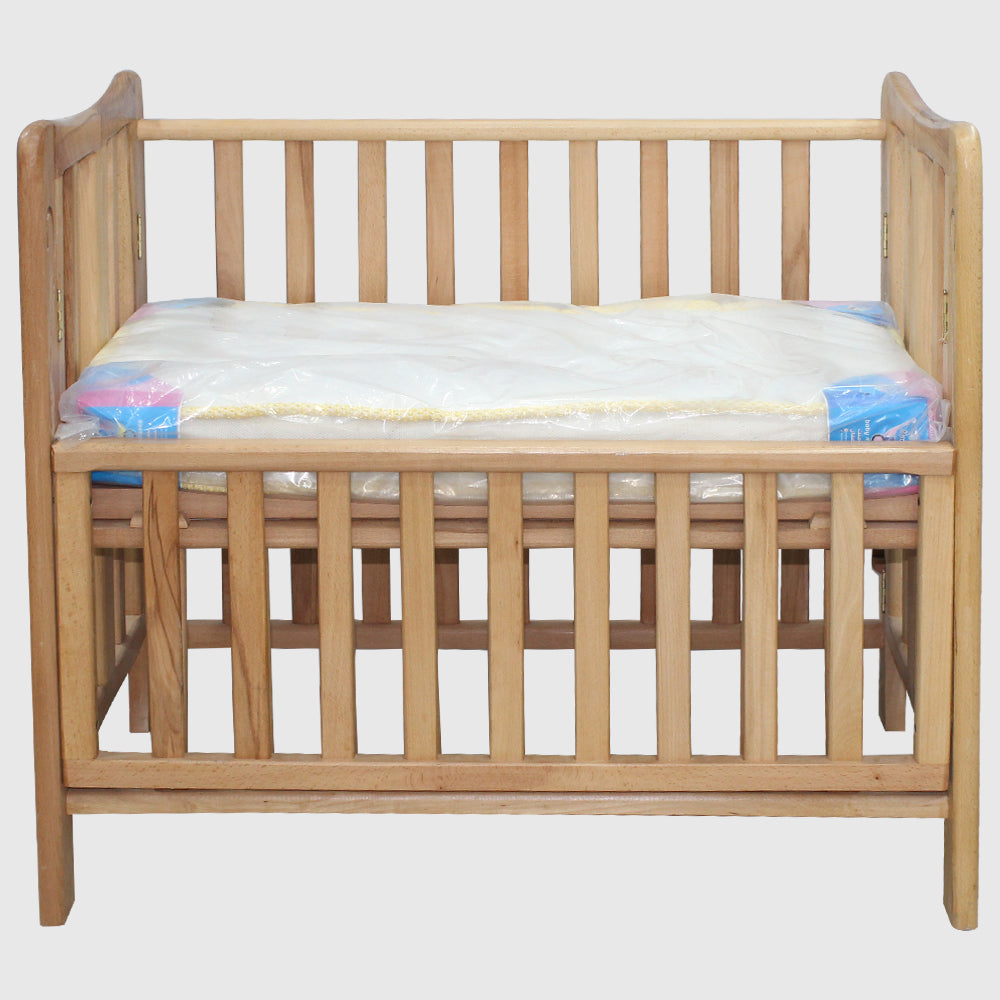 Wooden Baby Cot 100x60 CM - Ourkids - Baby Sleep