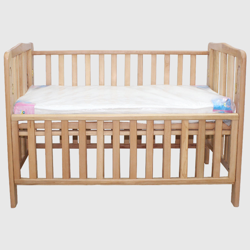 Wooden Baby Cot 120x70 CM - Ourkids - Baby Sleep