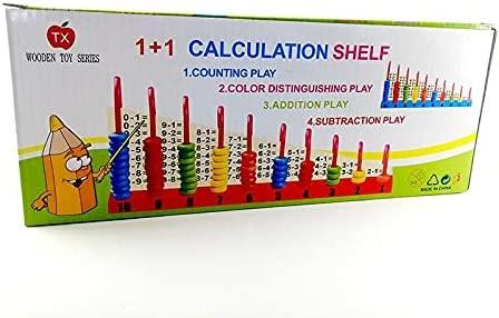 Wooden Calculation Shelf For Adding And Subtracting From 1 To 10 - Ourkids - OKO