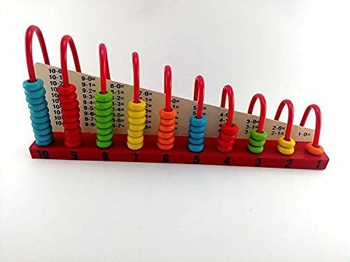 Wooden Calculation Shelf For Adding And Subtracting From 1 To 10 - Ourkids - OKO