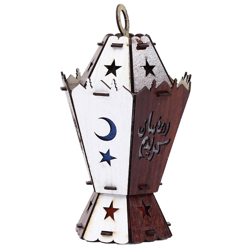 Wooden Fanous Ramadan With Sound And Light - Ourkids - OKO