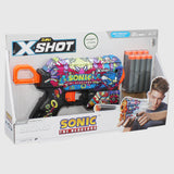 X-Shot Skins Flux Sonic (S1) Mega Sonic with 8 Darts - Ourkids - Zuru