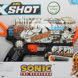 X-Shot Skins Flux Sonic (S1) Mega Sonic with 8 Darts - Ourkids - Zuru